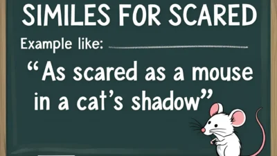 Similes for Scared