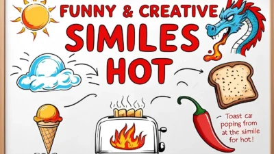 Funny & Creative Similes for Hot