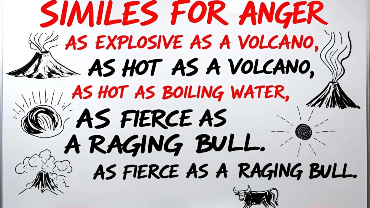 Similes for Anger