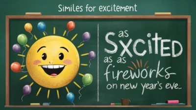 Similes for Excitement
