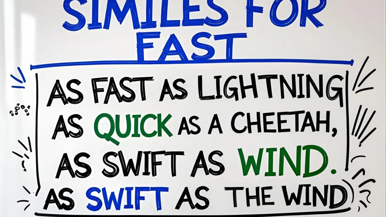 Powerful Similes for Fast
