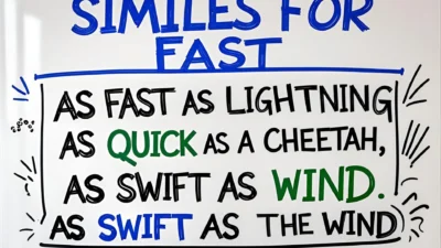 Powerful Similes for Fast