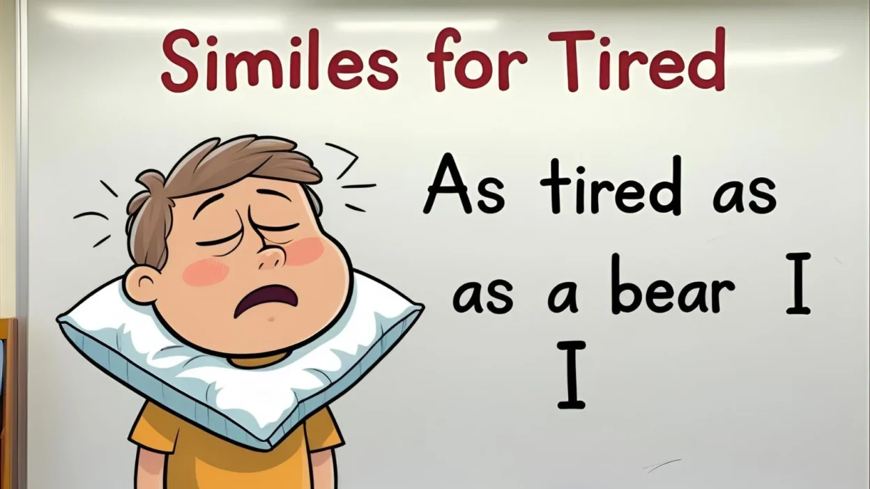 Similes for Tired