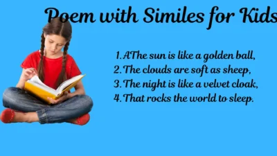 Poem with Similes for Kids