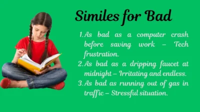 Similes for Bad