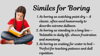 Similes for Boring