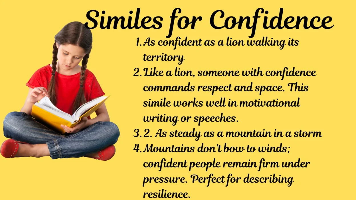 Similes for Confidence