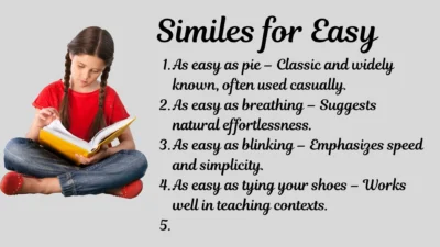 Similes for Easy