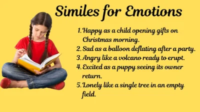 Similes for Emotions