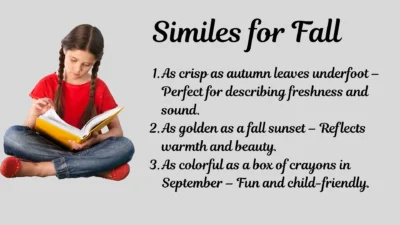 Similes for Fall