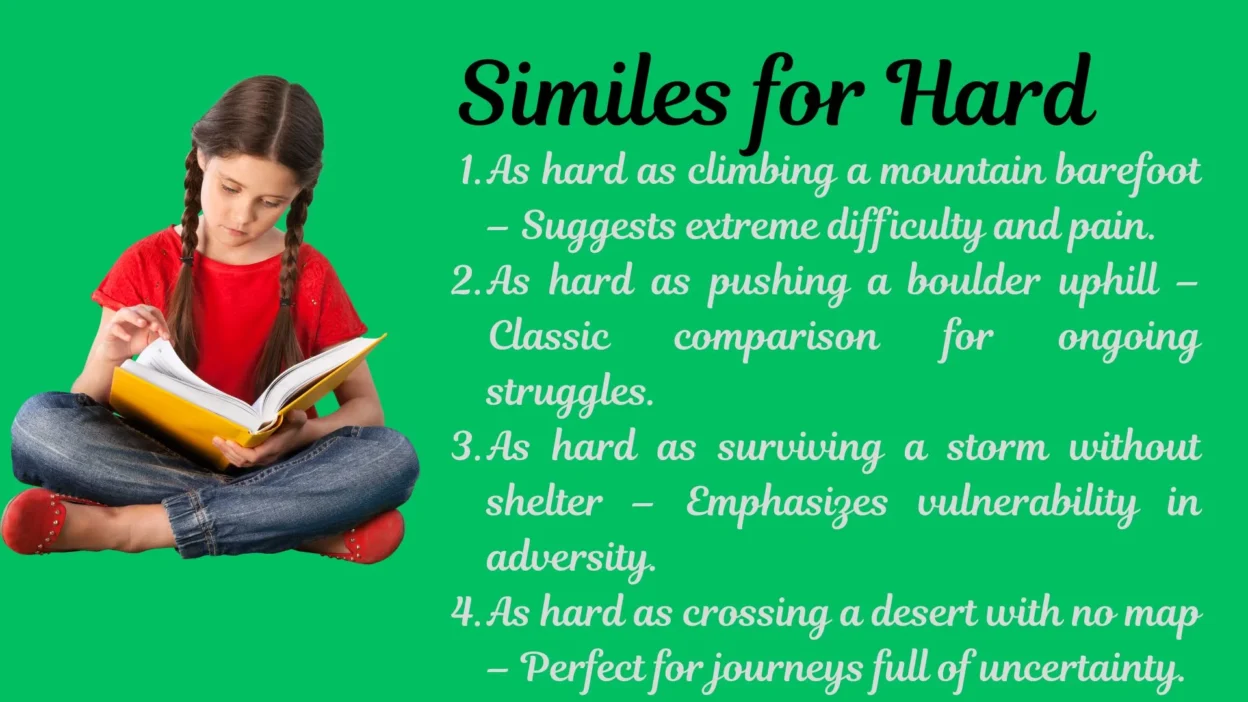 Similes for Hard