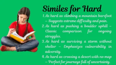 Similes for Hard