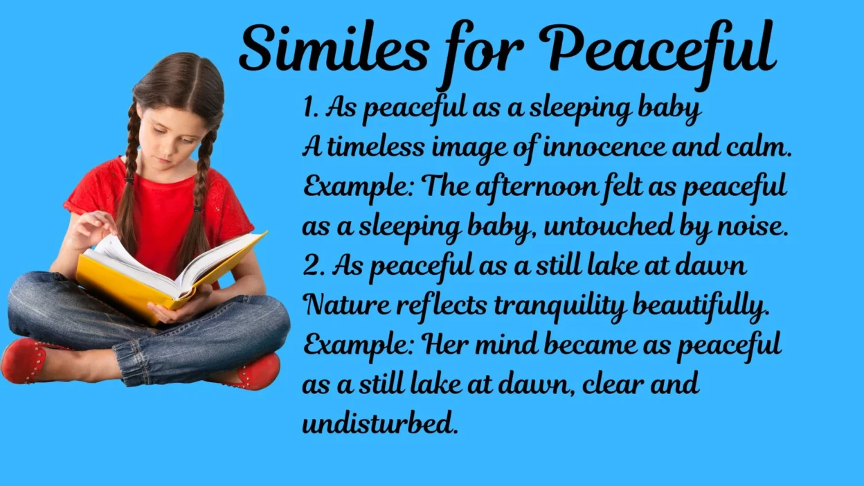 Similes for Peaceful
