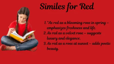Similes for Red