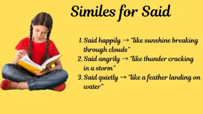 Similes for Said