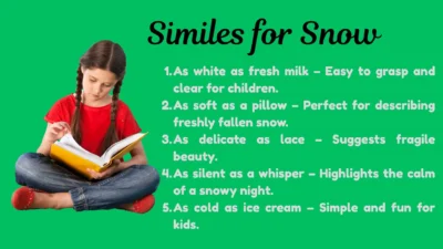 Similes for Snow