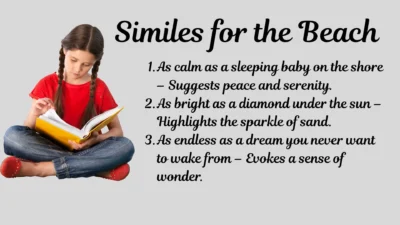 Similes for the Beach