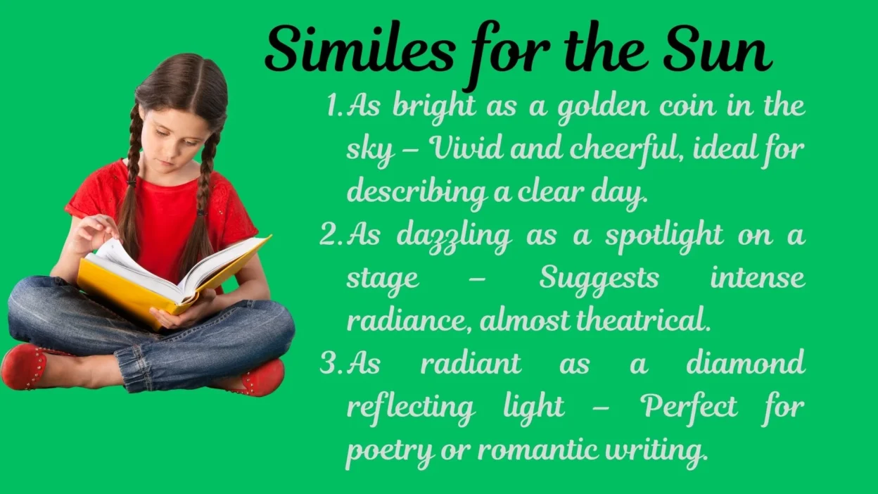 Similes for the Sun