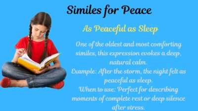 Similes for Peace