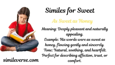 Similes for Sweet