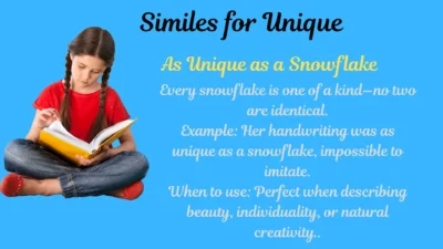 Similes for Unique