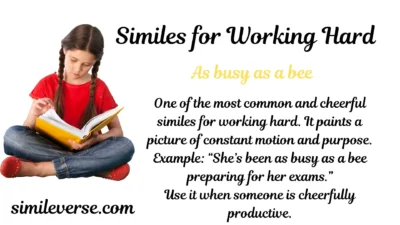 Similes for Working Hard