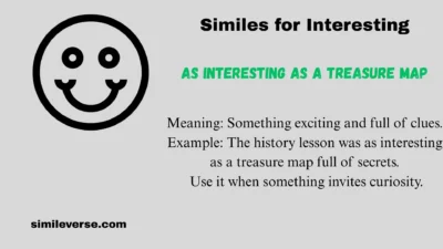 Similes for Interesting