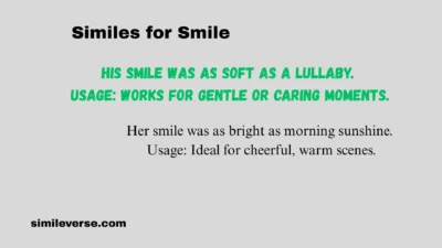 Similes for Smile