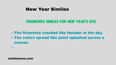 New Year Similes