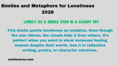 Similes and Metaphors for Loneliness 2026