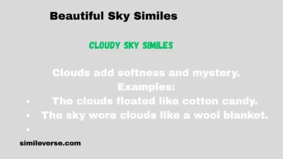 Beautiful Sky Similes