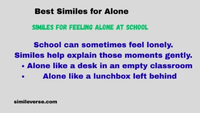 Best Similes for Alone