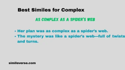 Best Similes for Complex