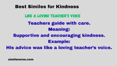 Best Similes for Kindness