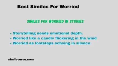 Best Similes For Worried