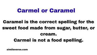 Carmel or Caramel