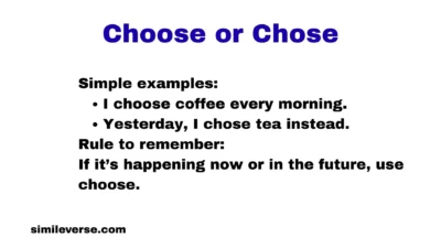 choose-or-chose