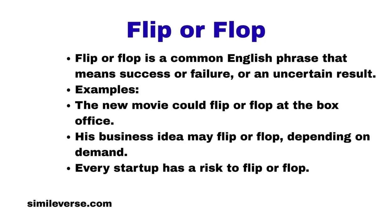 Flip or Flop