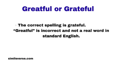 Greatful or Grateful