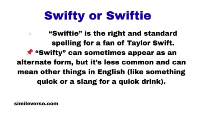 Swifty or Swiftie