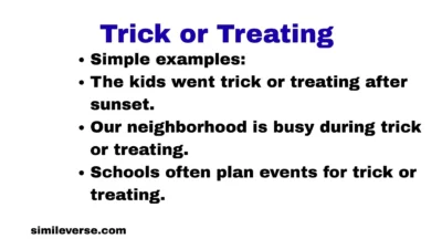 Trick or Treating