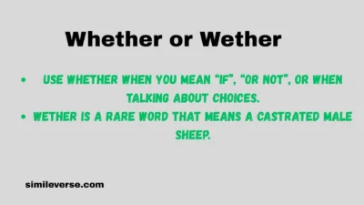 Whether or Wether