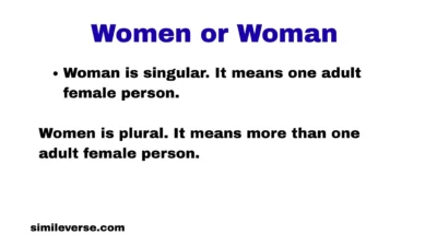 Women or Woman