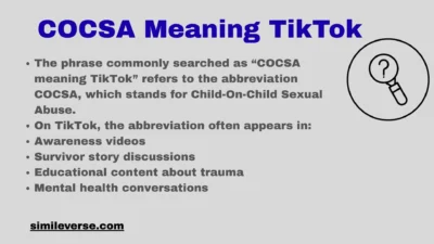 COCSA Meaning TikTok